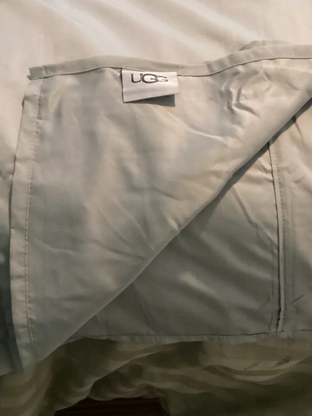 Luxury UGG Queen Flat Sheet Sage Green